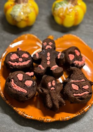 Шоколадно-апельсинові кекси на Halloween