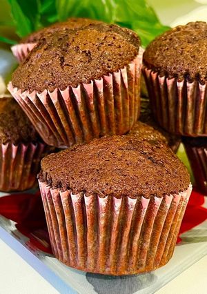 Шоколадні кекси на кефірі