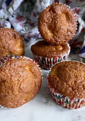 Яблучні кекси на жовтках