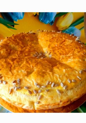 Яворівський пиріг з гречкою і картоплею