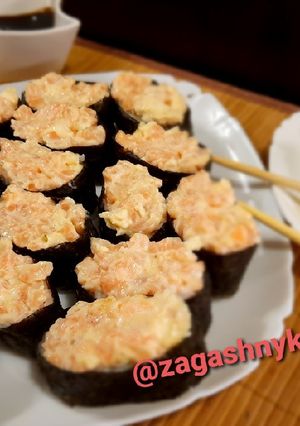 Домашні гункани з лососем