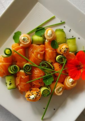 Закуска з лосося