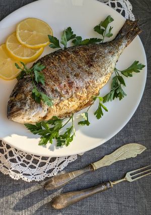 Дорадо на грилі