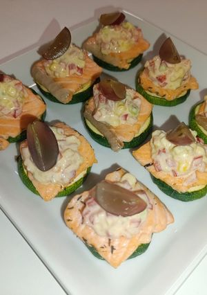 Закуска з лососем