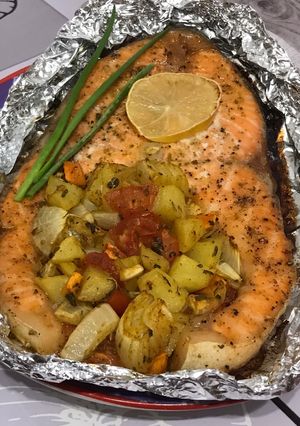 Запечена форель