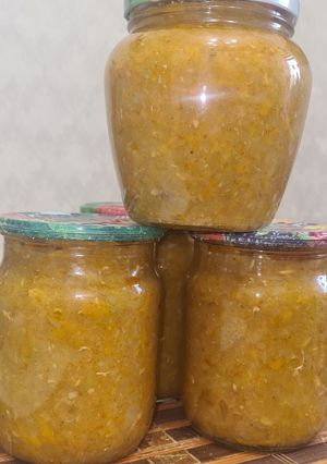 Икра из кабачков с консервой!