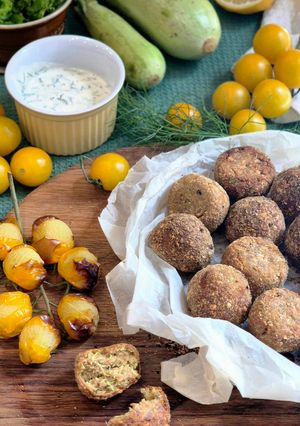 Кабачкові кульки з тунцем