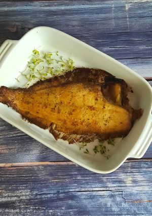 Камбала в соєвому соусі