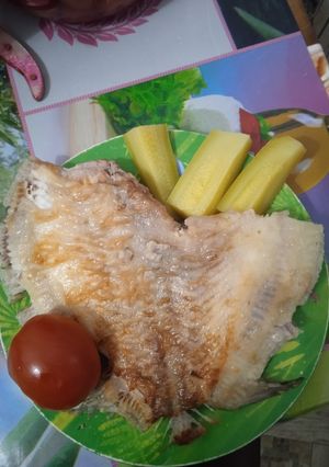 Камбала жареная