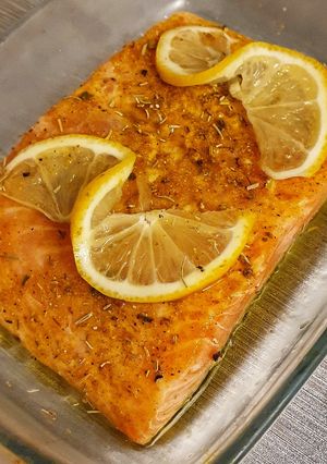 Запечений лосось в духовці