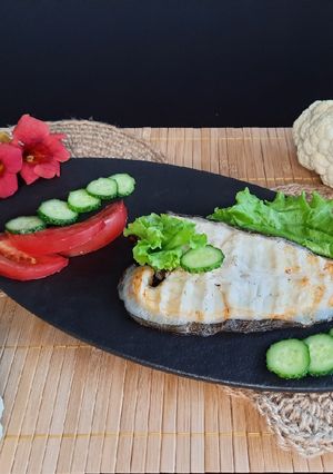 Зубатка на грилі