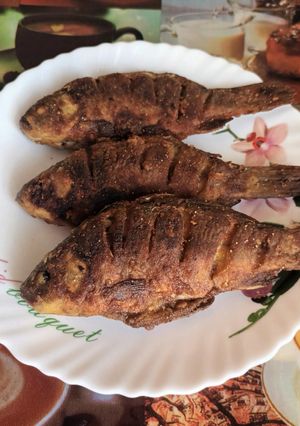 Карасі в соєвому соусі