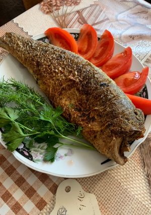 Кефаль в хрустящей корочке