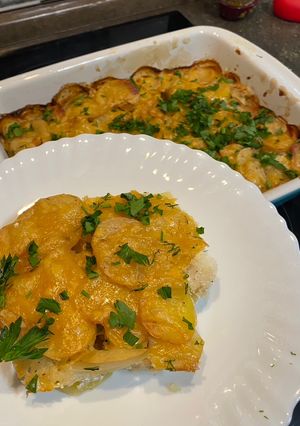 Картопляний гратен з хеком