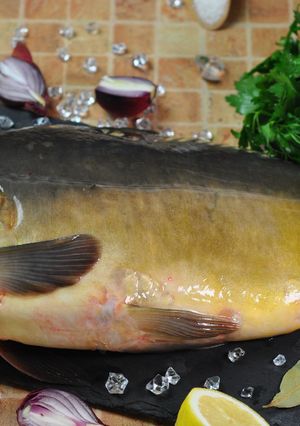 Короп запечений з картоплею