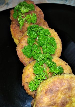 Котлети з хека з овочами