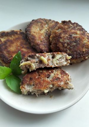 Котлети з консерви тунець