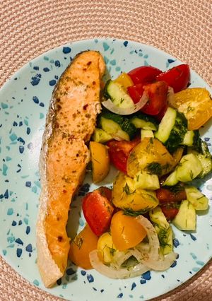 Лосось запечений