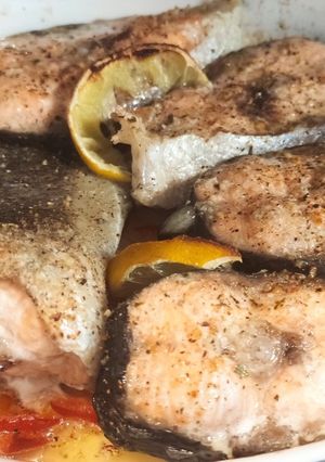 Лосось запеченный