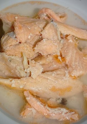 Лосось варений