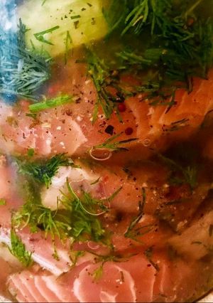 Лососьові в розсолі