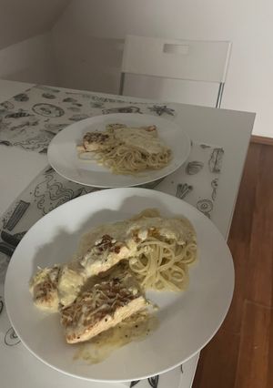 Лосось у вершковому соусі