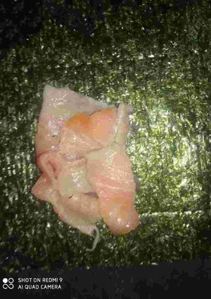 Ліниві суші з м'ясом лосося