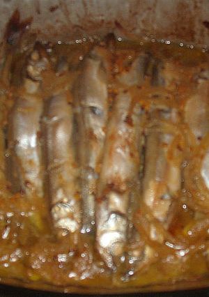 Мойва с горчицей