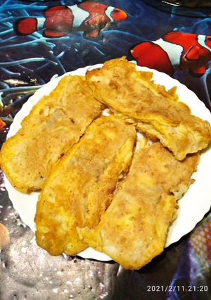 Морський окунь в клярі