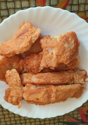 Окунь жареный в кляре