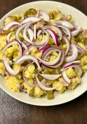 Норвезький салат з оселедцем