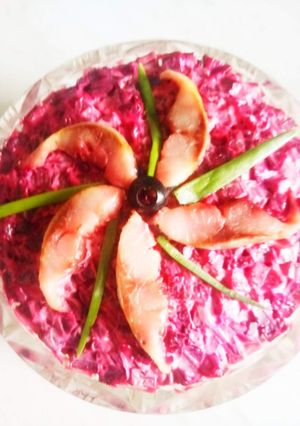 Новогодняя селёдка под шубой. ПП