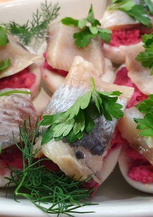 Оселедець над шубою