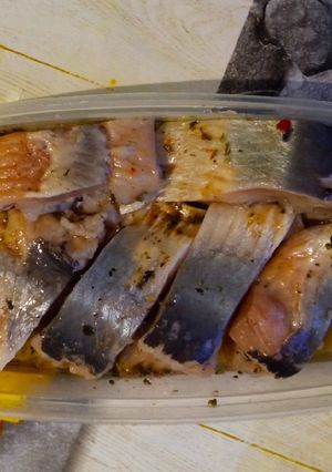 Оселедець вдома очищений