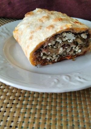 ПП Хрустящий рулет из лаваша с сардиной, сыром и творогом