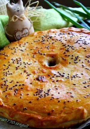 Пиріг з тунцем і картоплею