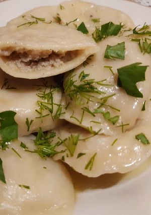 Пельмени с рыбной начинкой