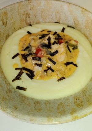 Рибна підлива з картопляним пюре