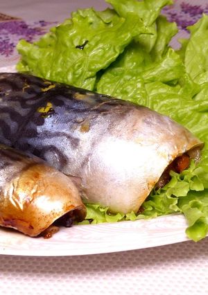 Рулетики из скумбрии