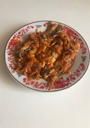 Салака под маринадом