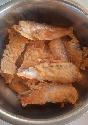 Салака смажена у клярі