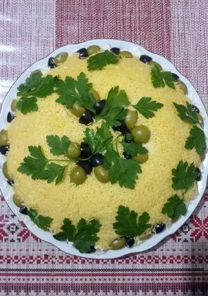 Салат "Жолудь"