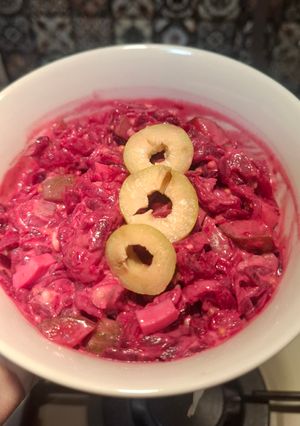 Салат з буряком та оселедцем