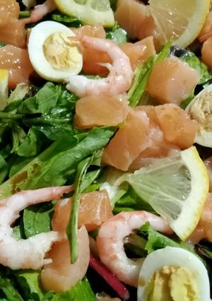 Салат з морепродуктами