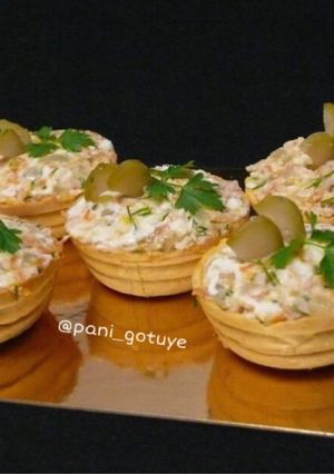 Салат з печінки тріски