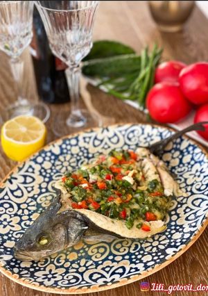 Сибас запечённый