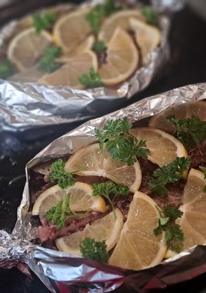 Скумбрія запечена в духовці