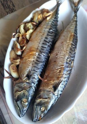 Скумбрія запечена з соусом Теріякі