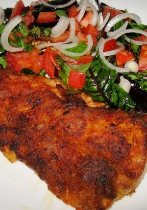 Смажений хек в оригінальному маринаді