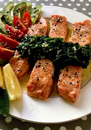 Смажений лосось